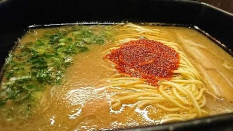 一蘭 天神西通り店のカ釜だれとんこつラーメン